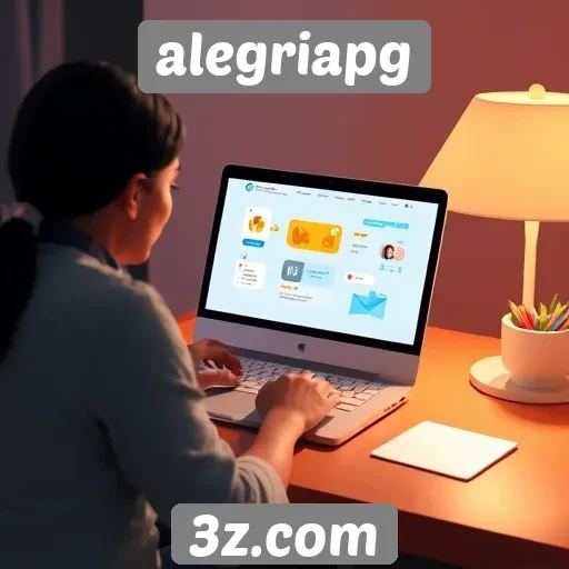 Navegando pelas funcionalidades do site alegriapg